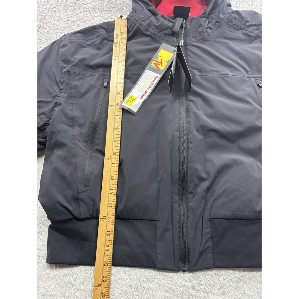 MTV Capelli Sport Women's XL Track Jacket Zip Black Hooded - Picture 5 of 9